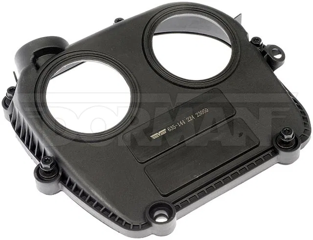635-144 – DORMAN Timing Cover, OE Replacement Plastic Black With Gaskets And Mounting Hardware